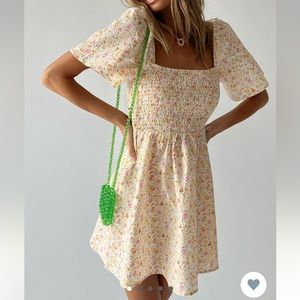 Summer Nights Mini Dress Floral from Princess Polly